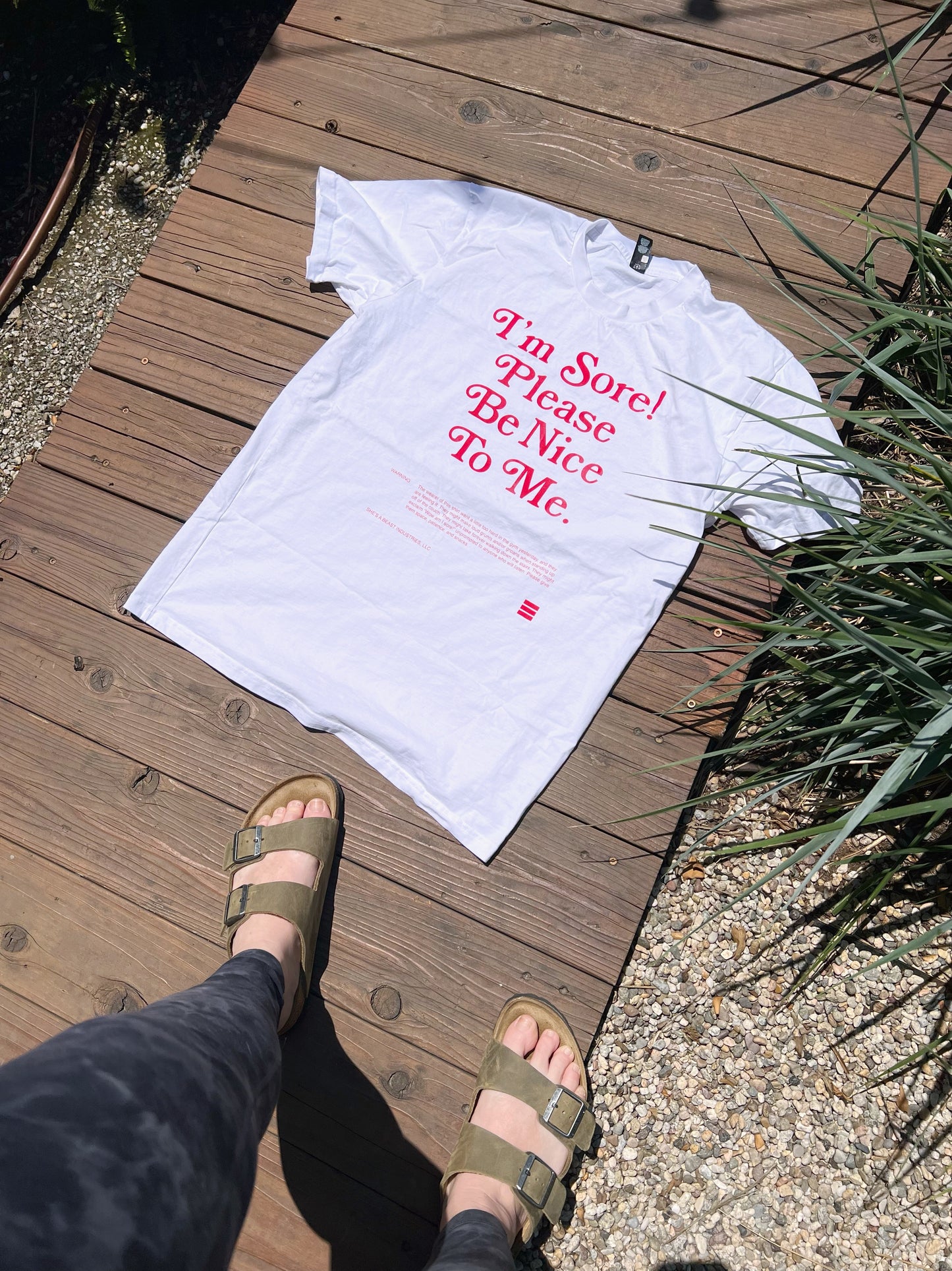 I'm Sore! Please Be Nice to Me T-Shirt