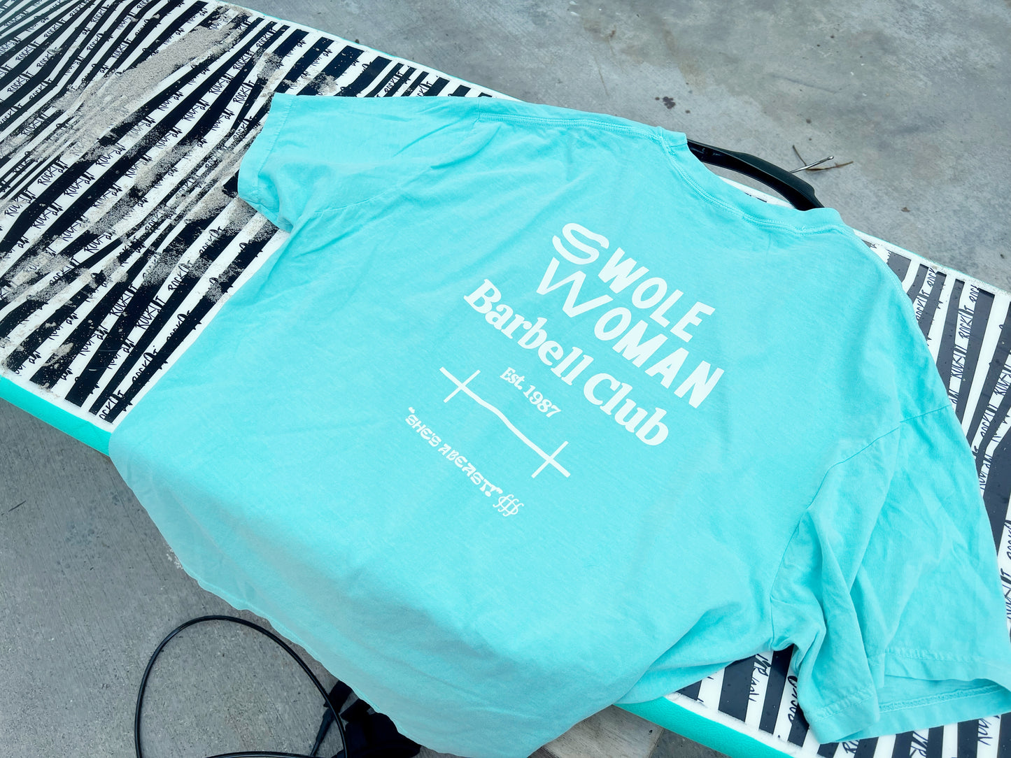 Swole Woman Barbell Club T-Shirt