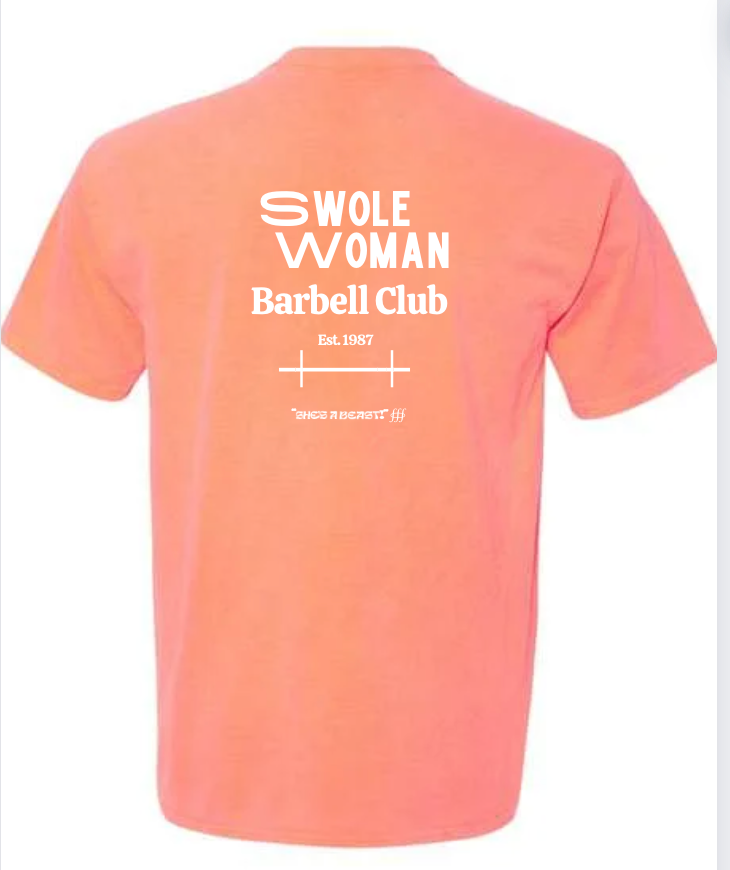 Swole Woman Barbell Club T-Shirt