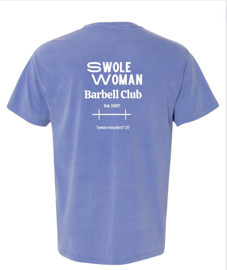 Swole Woman Barbell Club T-Shirt