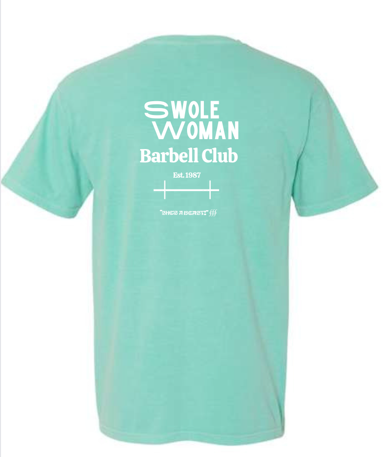 Swole Woman Barbell Club T-Shirt