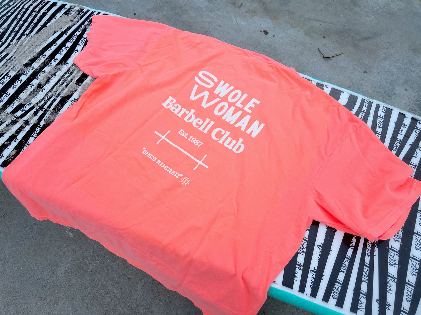 Swole Woman Barbell Club T-Shirt