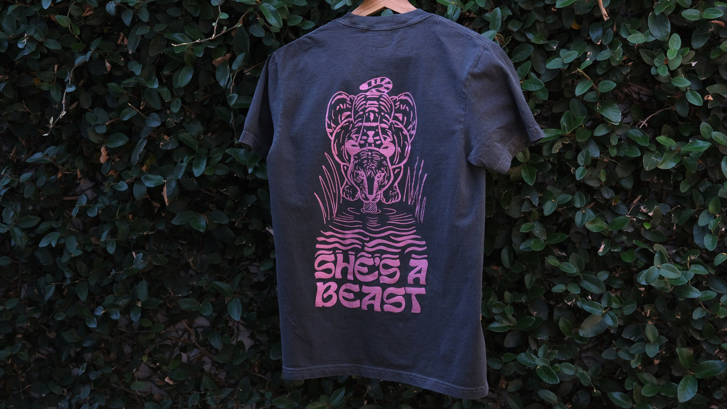 Optical Illusion Tiger T-Shirt