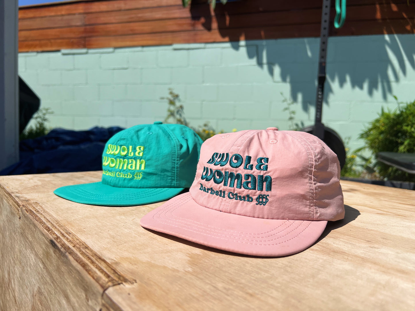 Swole Woman Barbell Club Six-Panel Hat